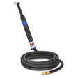 CK Worldwide - Ck24V-12-R Rg - 80 Amp Rigid Head Tig Torch With Valve, Gas-Cooled, 12.5' Standard Cables - Ck24V-12-R Rg - WeldingMart.com