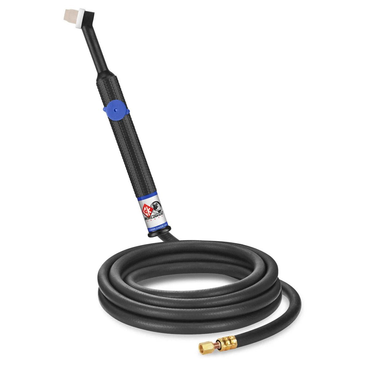 CK Worldwide - Ck24V-12-R Rg - 80 Amp Rigid Head Tig Torch With Valve, Gas-Cooled, 12.5' Standard Cables - Ck24V-12-R Rg - WeldingMart.com