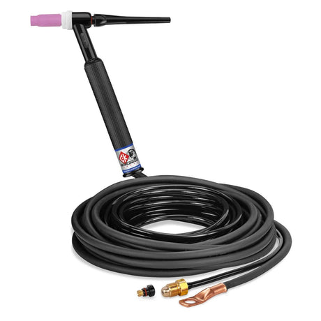 CK Worldwide - Ck26-25-2 Rg - 200 Amp Rigid Head Tig Torch, Gas-Cooled, 25' Standard Cables - Ck26-25-2 Rg - WeldingMart.com
