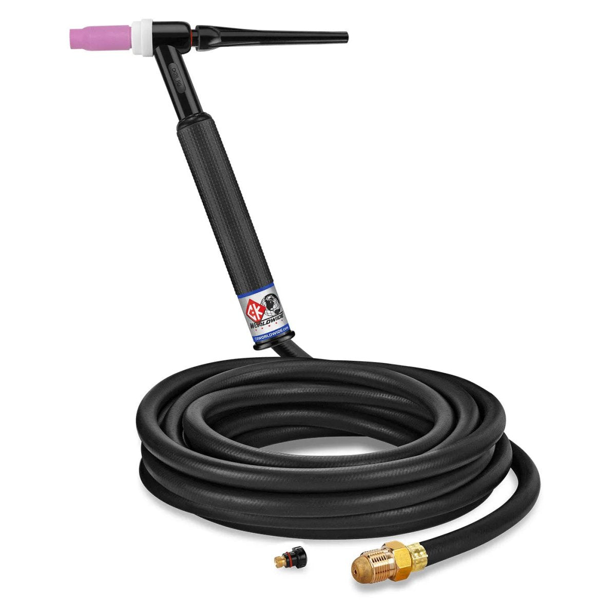 CK Worldwide - Ck26-25-R Rg - 200 Amp Rigid Head Tig Torch, Gas-Cooled, 25' Standard Cables - Ck26-25-R Rg - WeldingMart.com