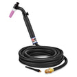 CK Worldwide - Ck26V-25-R Fx - 200 Amp Flex Head Tig Torch With Valve, Gas-Cooled, 25' Standard Cables - Ck26V-25-R Fx - WeldingMart.com