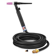CK Worldwide - Ck26V-25-R Rg - 200 Amp Rigid Head Tig Torch With Valve, Gas-Cooled, 25' Standard Cables - Ck26V-25-R Rg - WeldingMart.com