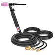CK Worldwide - Ck5112V - 500 Amp Rigid Head Tig Torch With Valve, Water-Cooled, 12.5' Standard Cables - Ck5112V - WeldingMart.com