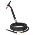 CK Worldwide - Ck9-12-R Fx - 125 Amp Flex Head Tig Torch, Gas-Cooled, 12.5' Standard Cables - Ck9-12-R Fx - WeldingMart.com