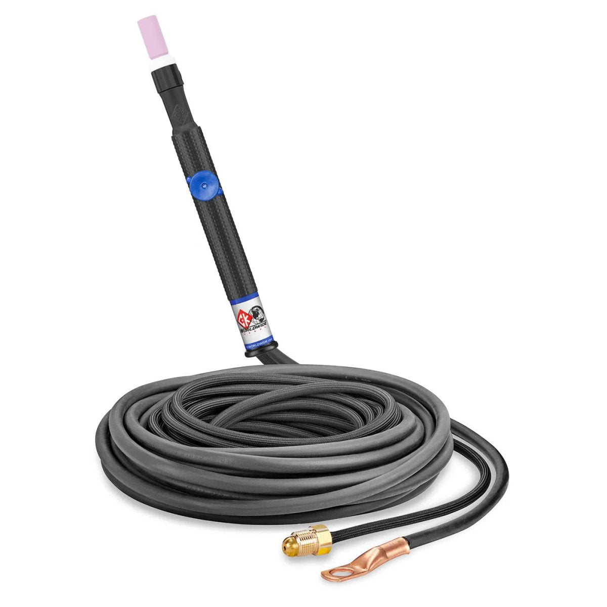 CK Worldwide - Ck9Pv-25-2 - 125 Amp Nan Tig Torch With Valve, Gas-Cooled, 25' Standard Cables - Ck9Pv-25-2 - WeldingMart.com