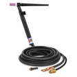 CK Worldwide - Ck9V-12-2Sf Rg - 125 Amp Rigid Head Tig Torch With Valve, Gas-Cooled, 12.5' Superflex Cables - Ck9V-12-2Sf Rg - WeldingMart.com