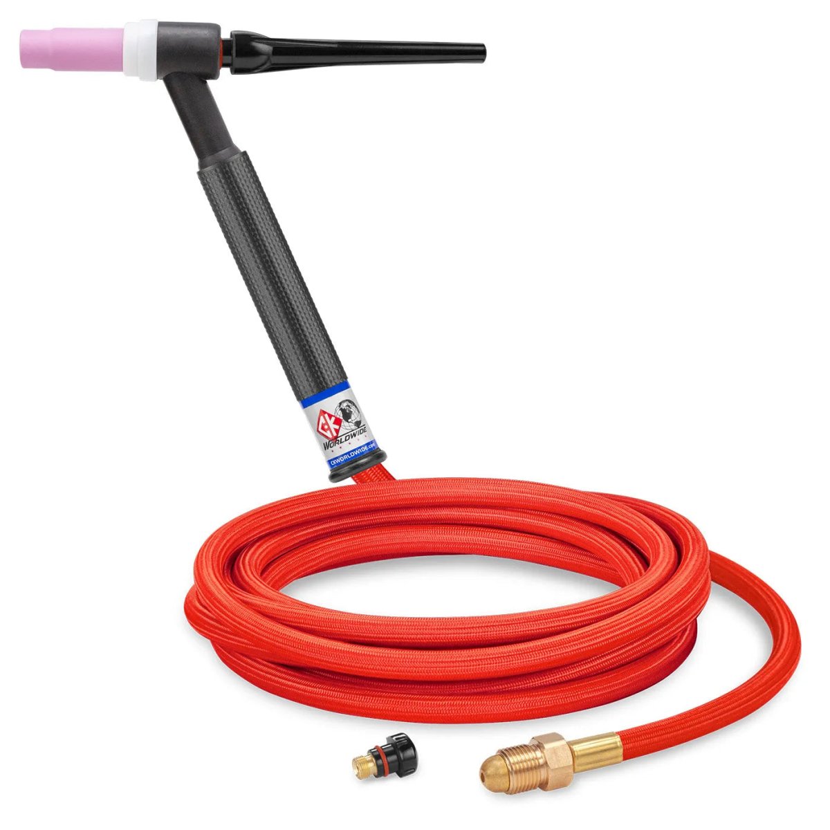 CK Worldwide - Ckc1512Hsf - 150 Amp Rigid Head Tig Torch, Gas-Cooled, 12.5' Superflex Cables - Ckc1512Hsf - WeldingMart.com