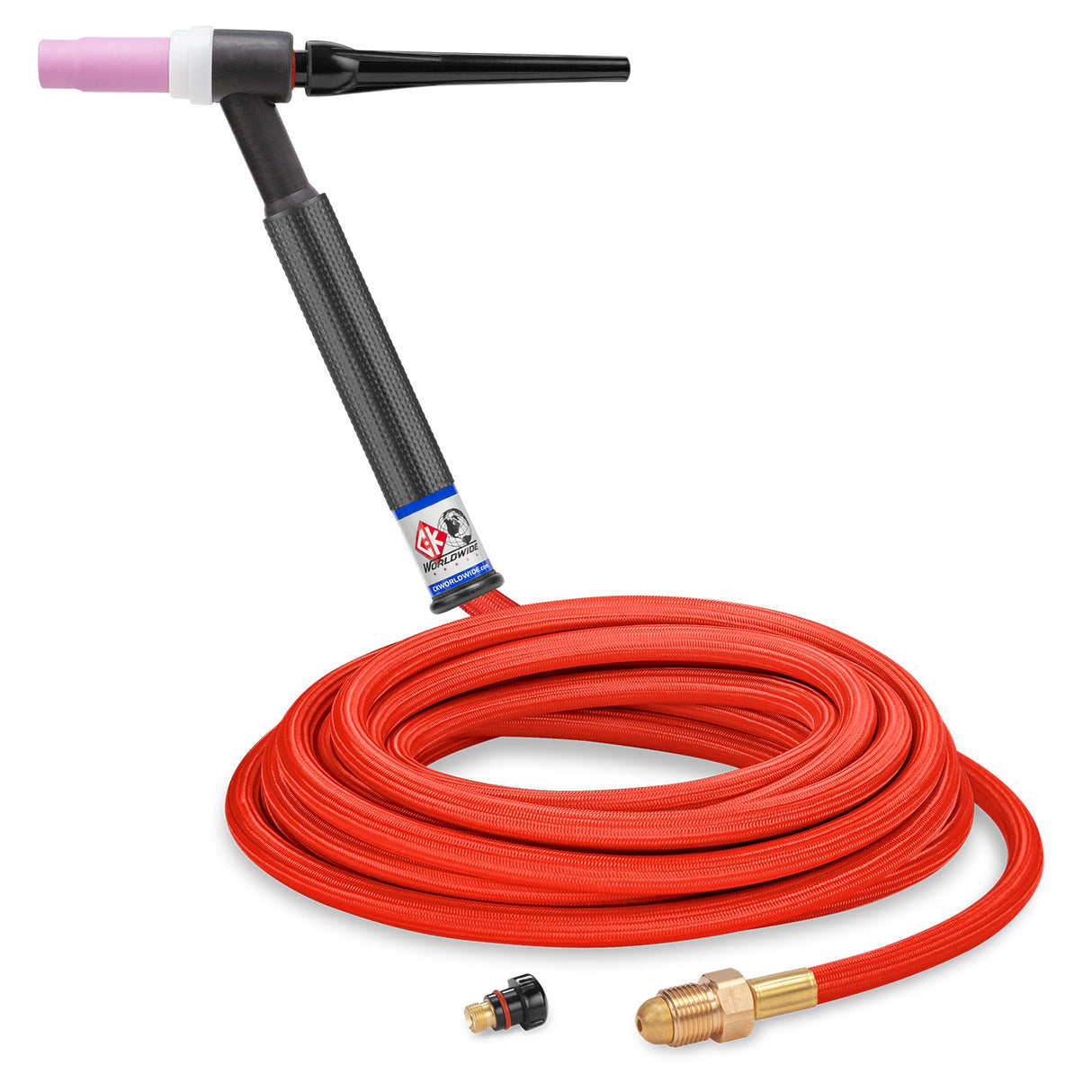 CK Worldwide - Ckc1525Hsf - 150 Amp Rigid Head Tig Torch, Gas-Cooled, 25' Superflex Cables - Ckc1525Hsf - WeldingMart.com