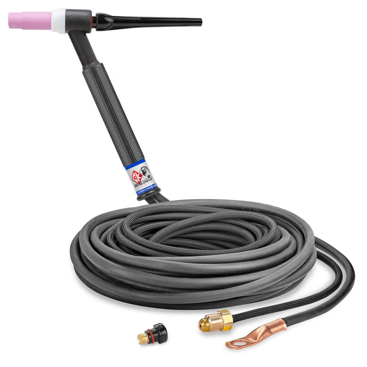 CK Worldwide - Ckc1525Nsf - 150 Amp Rigid Head Tig Torch, Gas-Cooled, 25' Superflex Cables - Ckc1525Nsf - WeldingMart.com