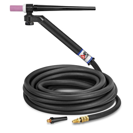 CK Worldwide - Fl1325 - 130 Amp Flex-Loc Tig Torch, Gas-Cooled, 25' Standard Cables - Fl1325 - WeldingMart.com