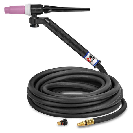 CK Worldwide - Fl1525 - 150 Amp Flex-Loc Tig Torch, Gas-Cooled, 25' Standard Cables - Fl1525 - WeldingMart.com