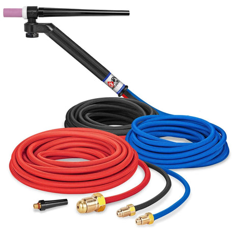 CK Worldwide - Fl2325Sf - 230 Amp Flex-Loc Tig Torch, Water-Cooled, 12.5' Superflex Cables - Fl2325Sf - WeldingMart.com
