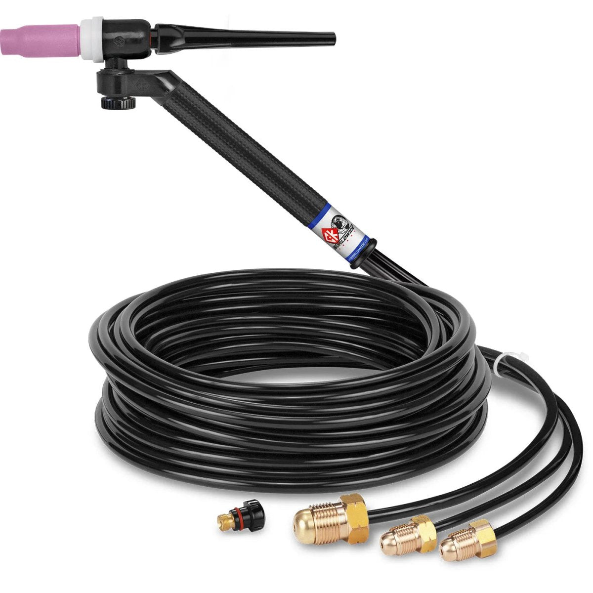 CK Worldwide - Fl2525 - 250 Amp Flex-Loc Tig Torch, Water-Cooled, 25' Standard Cables - Fl2525 - WeldingMart.com