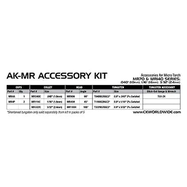 CK Worldwide - Micro Torch Accessory Kit - Ak-Mr - WeldingMart.com