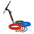 CK Worldwide - Tl18V-12Sf Fx - 350 Amp Rigid Head, Flex Head Tig Torch With Valve, Water-Cooled, 12.5' Superflex Cables, Trim Line - Tl18V-12Sf Fx - WeldingMart.com