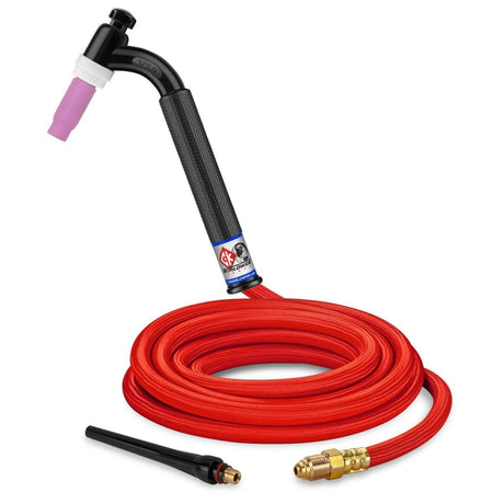 CK Worldwide - Tl2112Hsf Fx - 200 Amp Flex Head Tig Torch, Gas-Cooled, 12.5' Superflex Cables, Trim Line - Tl2112Hsf Fx - WeldingMart.com