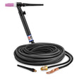 CK Worldwide - Tl26V-25-2Sf Rg - 200 Amp Rigid Head Tig Torch With Valve, Gas-Cooled, 25' Superflex Cables, Trim Line - Tl26V-25-2Sf Rg - WeldingMart.com