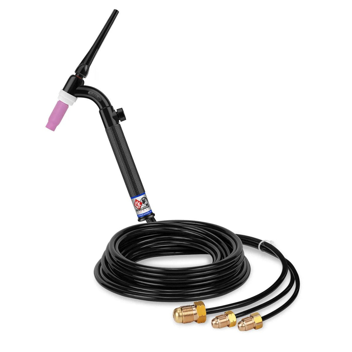 CK Worldwide - Tl312V Fx - 350 Amp Flex Head Tig Torch With Valve, Water-Cooled, 12.5' Standard Cables, Trim Line - Tl312V Fx - WeldingMart.com