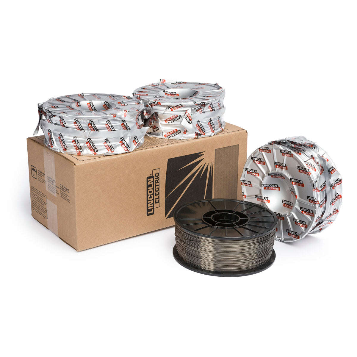 Lincoln ED031885 UltraCore 71A85 Flux-Cored (FCAW-G) Wire, 0.045 in, (4) 15 lb Plastic Spool