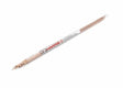 A bundle of Harris 0 Phos Copper Brazing Alloy 3/32 Stick Tube - 0520R1 rods, copper-colored and partially wrapped in clear plastic labeled HARRIS, features thin phos-copper rods with exposed ends arranged diagonally on a white surface.