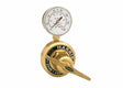 Harris 2548-200-1/4" Single Stage Air/Inert Gas Regulator for welding, with brass body, gauge, and steel diaphragm.