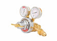 Harris 2561-15C-510 Two Stage Acetylene Regulator for welding, dual pressure gauges, brass fittings—WeldingMart equipment.