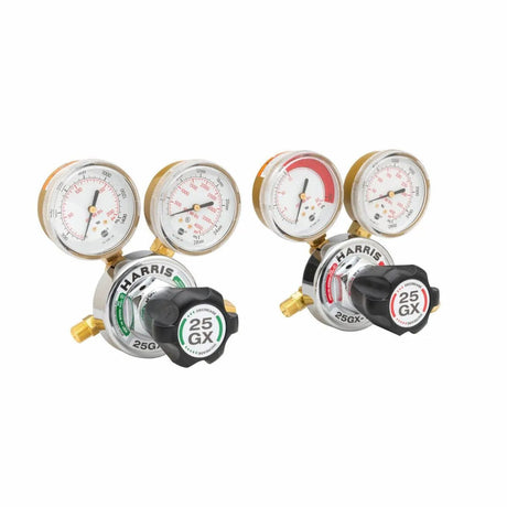 Hromee Oxygen and Acetylene Regulators Set for Torch Cutting, Welding Gas Gauges Dual Pack Regulators Hromee Oxygen and Acetylene Regulators Set for Torch Cutting, Welding Gas Gauges Dual Pack Regulators