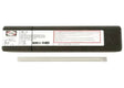 An open black box labeled “Harris 308L 16 Stainless Stick SMAW Welding Rod 1/16 x 12 x 5# Box (308L630)” with a white label and red border displays several silver welding rods on a white background.
