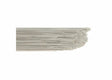 A bundle of Harris 308L Stainless TIG GTAW Welding Rods (1/8 x 36, 5 lb box, 308LT605) rests on a white background. The straight, silver rods are stacked closely with uneven ends forming a jagged edge on the right.