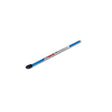 A Harris 30F3184 Safety-Silv 30 flux-coated high silver brazing alloy stick, 1/16 x 18 in., lies on a white background, its sleek look and clear label evoking the style of a blue mechanical pencil.