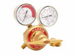 Harris 3500-15-510 Single Stage Acetylene Regulator with dual-unit gauges & large handle for high-flow welding cylinder use.