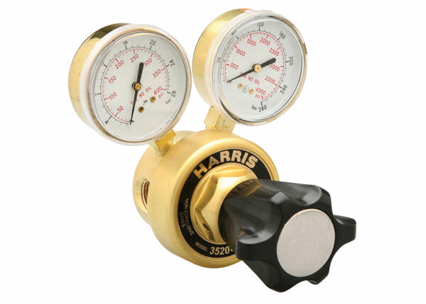 Harris 3520-250-Union Inline Manifold Non-Corrosive Regulator - 3003647 - WeldingMart.com