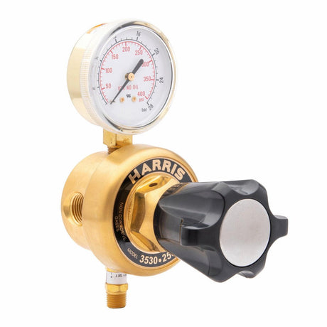 Harris 3530 High Flow Single Gauge In-Line Non-Corrosive Regulator - 4000803 - WeldingMart.com