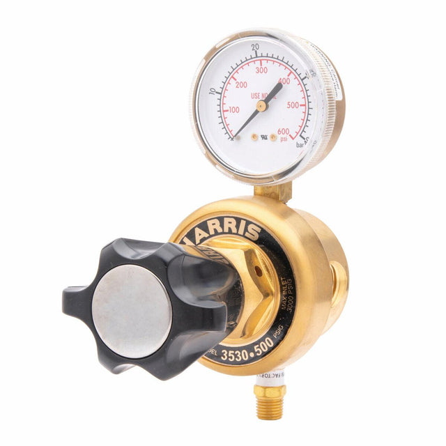 Harris 3530 High Flow Single Gauge In-Line Non-Corrosive Regulator - 4000804 - WeldingMart.com