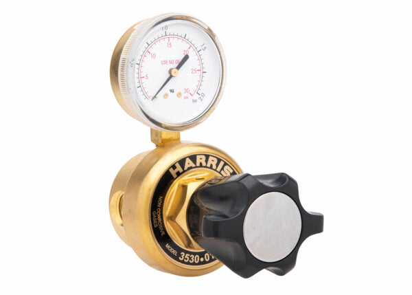 Harris 3530 High-Flow Single Gauge Inline Manifold Non-Corrosive Regulator - 4000800 - WeldingMart.com