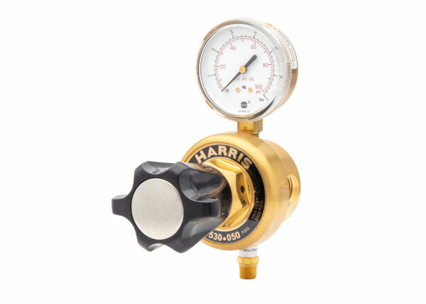 Harris 3530 High-Flow Single Gauge Inline Manifold Non-Corrosive Regulator - 4000801 - WeldingMart.com