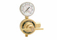 Harris 547-200-CR Single Stage Oxygen Regulator for welding, brass body, large handle, gauge in psi/kPa, WeldingMart tool.