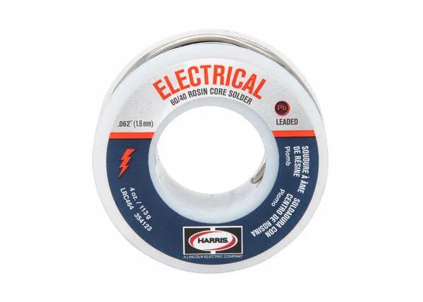 Harris 60/40 Leaded Rosin Core Solder .062
