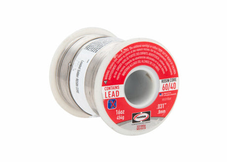 Harris 60/40 Leaded Rosin Core Solder 1/32" 1 lb Spool - 331856 - WeldingMart.com