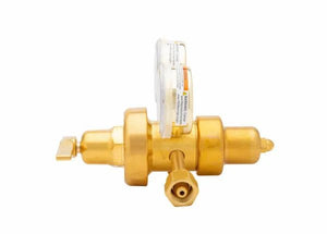 Harris 9200-250-540 Two Stage Oxygen Regulator for welding, brass body, pressure gauge, handle, WeldingMart equipment tool.