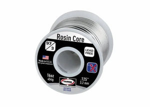 Harris 97/3 Lead-Free Rosin Core Solder 1/8" 1 lb Spool - 331872 - WeldingMart.com