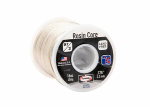 Harris 97/3 Lead-Free Rosin Core Solder 1/8" 1 lb Spool - 331872 - WeldingMart.com