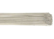 A neatly stacked bundle of Harris AZ61A Magnesium TIG Welding Rods (3/32 x 36, 3 lb box - AZ61T50) shows aligned tips on the right with rod lengths extending left against a plain white background.