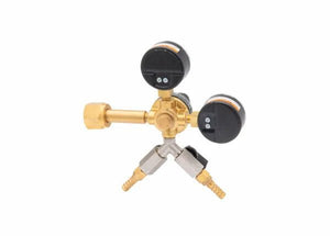 Harris CB1 Beverage Regulator Primary, Beer, 60 PSI, CGA 320, 5/16 Barb Twin - 3005233 - WeldingMart.com