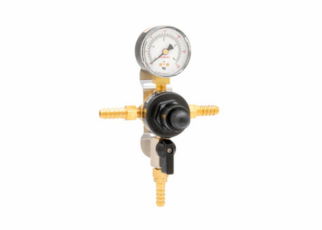 Harris CB2 Beverage Regulator Secondary, Beer, 60 PSI, 3/8 Barb, 5/16 Barb, 1 Pressure, 3/8 Barb Thru - 3005224 - WeldingMart.com