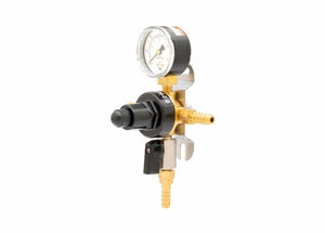 Harris CB2 Beverage Regulator Secondary, Beer, 60 PSI, 3/8 Barb, 5/16 Barb, 1 Pressure, 3/8 Barb Thru - 3005224 - WeldingMart.com