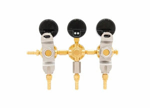 Harris CB2 Beverage Regulator Secondary, Beer, 60 PSI, 5/16 Barb, 5/16 Barb, 3 Pressure - 3005225 - WeldingMart.com