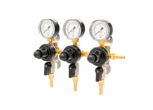 Harris CB2 Beverage Regulator Secondary, Beer, 60 PSI, 5/16 Barb, 5/16 Barb, 3 Pressure - 3005225 - WeldingMart.com