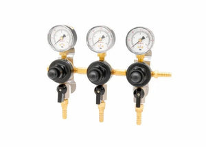 Harris CB2 Beverage Regulator Secondary, Beer, 60 PSI, 5/16 Barb, 5/16 Barb, 3 Pressure - 3005225 - WeldingMart.com