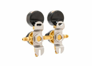 Harris CB2 Beverage Regulator Secondary, Soda, 160 PSI, 1/4 SAE, 1/4 SAE, 2 Pressure, 1/4 SAE Thru - 3005222 - WeldingMart.com